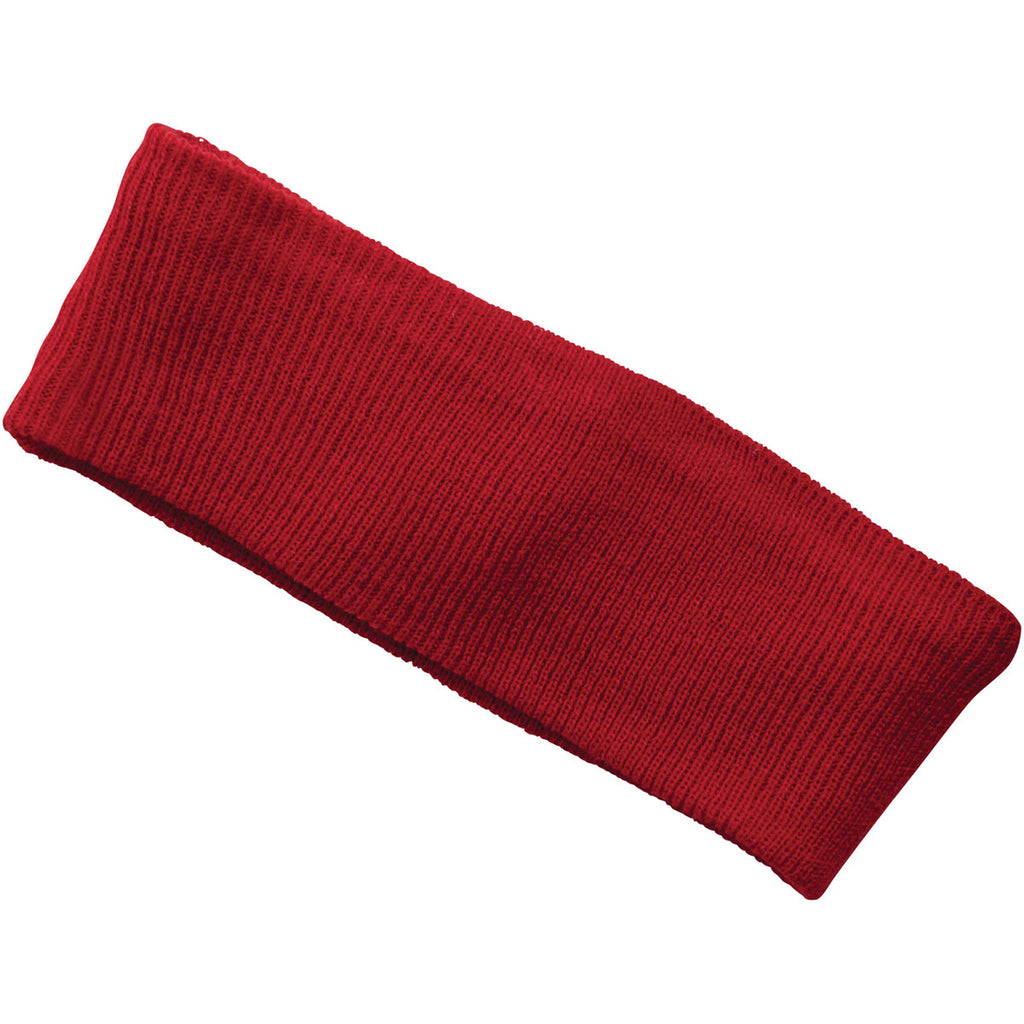 Elevate Team Red Succinct Knit Headband