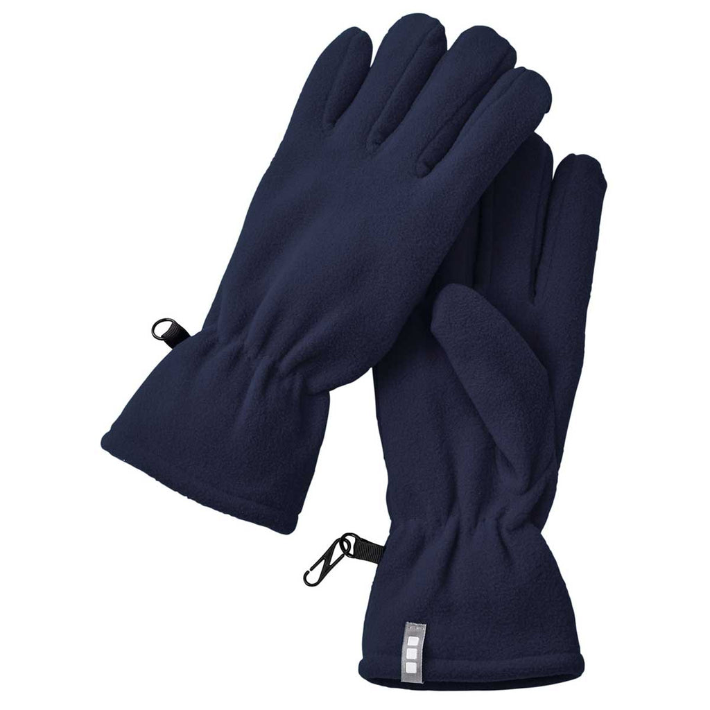 Elevate Navy Microfleece Gloves