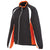 Elevate Women's Black/Orange/White Kelton Track Jacket