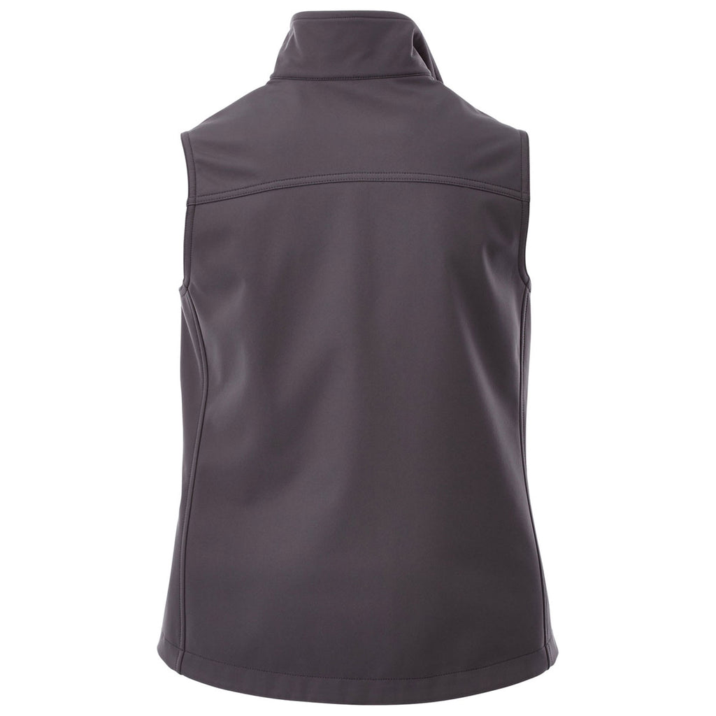 Elevate Women's Grey Storm Stinson Softshell Vest