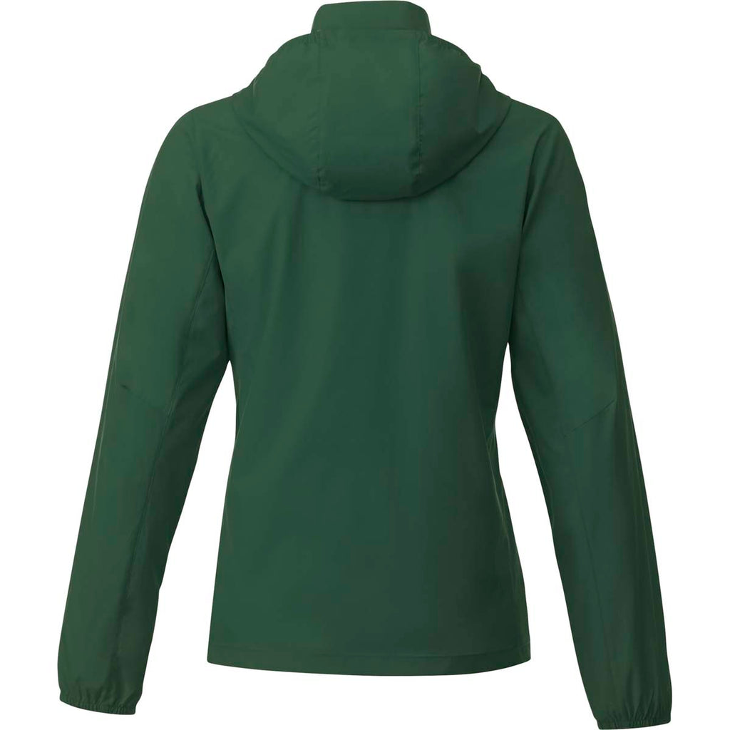 Elevate Women's Forest Green Toba Packable Jacket