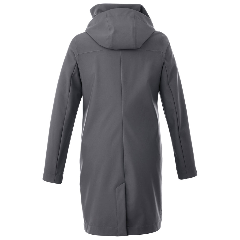 Elevate Women's Grey Storm Manhattan Softshell Jacket