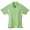 Elevate Women's Green Tea/White Mitica Short Sleeve Polo