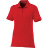 Elevate Women's Team Red Crandall Short Sleeve Polo