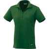 Elevate Women's Forest Green Moreno Short Sleeve Polo