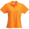 Elevate Women's Tangerine Moreno Short Sleeve Polo