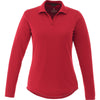 Elevate Women's Team Red Mori Long Sleeve Polo