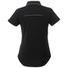 Elevate Women's Black/Quarry Remus Short Sleeve Polo