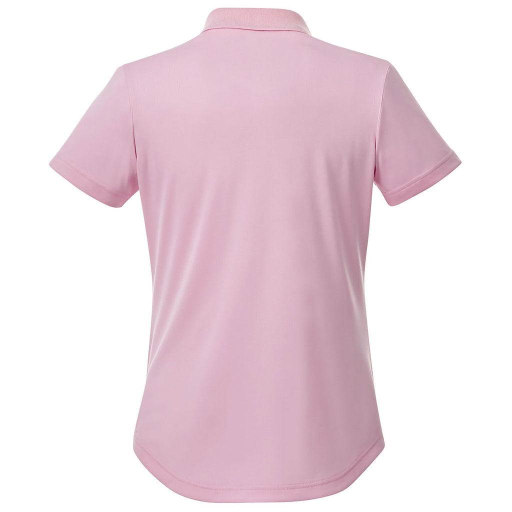 Elevate Women's Pink Zircon Otis Short Sleeve Polo