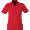 Elevate Women's Team Red Dade Short Sleeve Polo