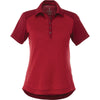 Elevate Women's Vintage Red Heather/Chili Sagano Short Sleeve Polo
