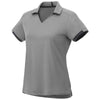 Elevate Women's Quarry/Grey Storm Cerrado Short Sleeve Polo