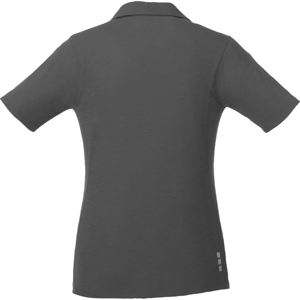 Elevate Women's Anthracite Jepson Short Sleeve Polo