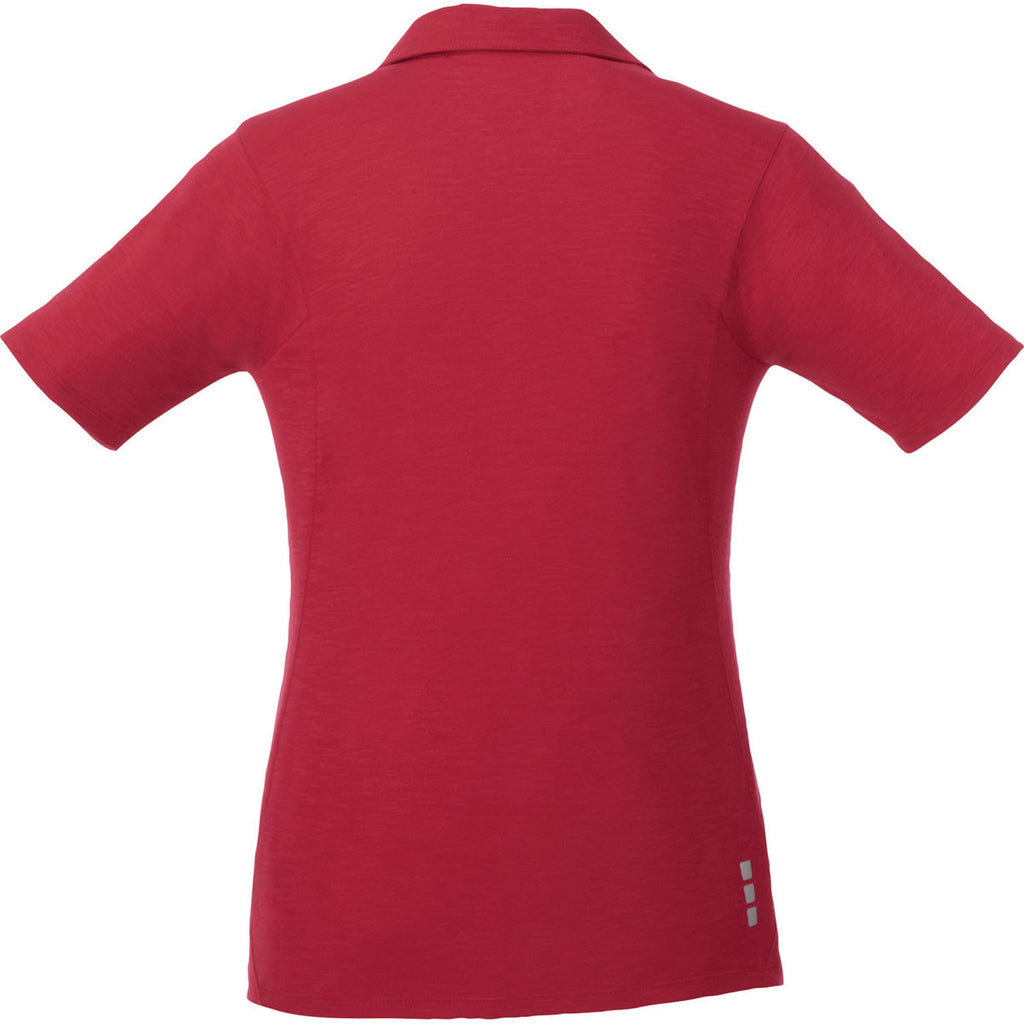 Elevate Women's Vintage Red Jepson Short Sleeve Polo