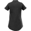 Elevate Women's Heather Dark Charcoal Concord Short Sleeve Polo