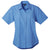 Elevate Women's Blue Lambert Oxford Short Sleeve Shirt