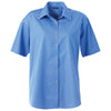 Elevate Women's Blue Matson Short Sleeve Shirt