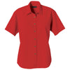Elevate Women's Red Matson Short Sleeve Shirt