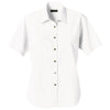 Elevate Women's White Matson Short Sleeve Shirt