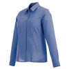 Elevate Women's Blue Preston Long Sleeve Shirt