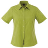 Elevate Women's Dark Citron Green Colter Short Sleeve Shirt