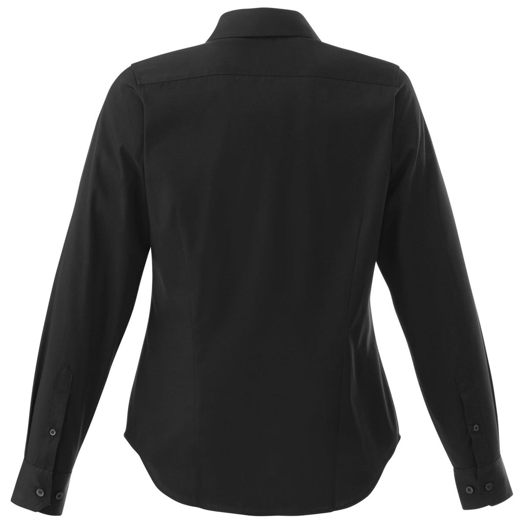 Elevate Women's Black Wilshire Long Sleeve Shirt