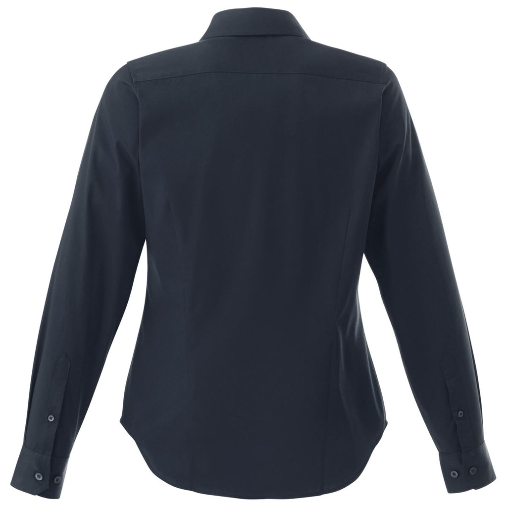 Elevate Women's Navy Wilshire Long Sleeve Shirt