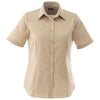 Elevate Women's Desert Khaki Stirling Short Sleeve Shirt