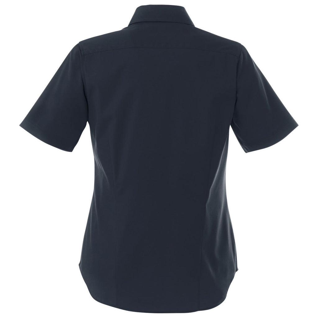 Elevate Women's Navy Stirling Short Sleeve Shirt