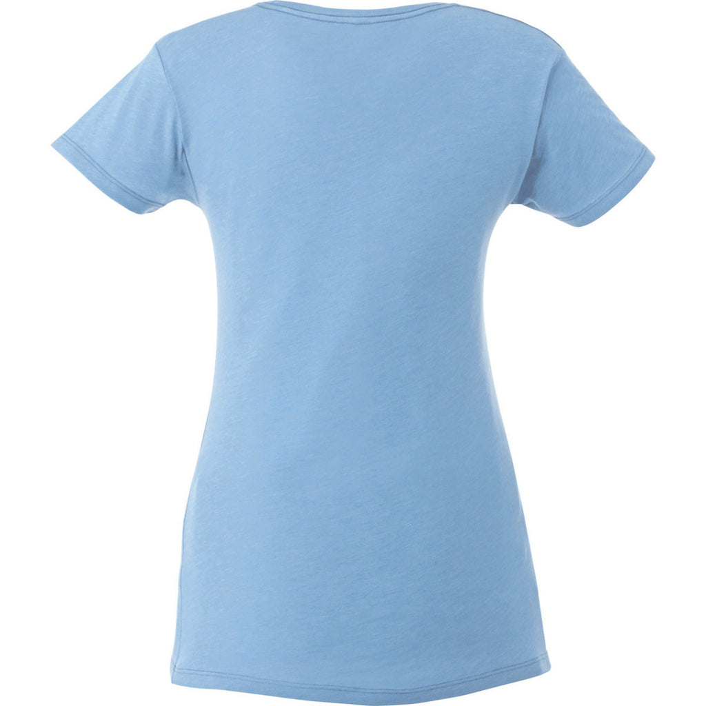 Elevate Women's Sky Heather Bodie Short Sleeve T-Shirt
