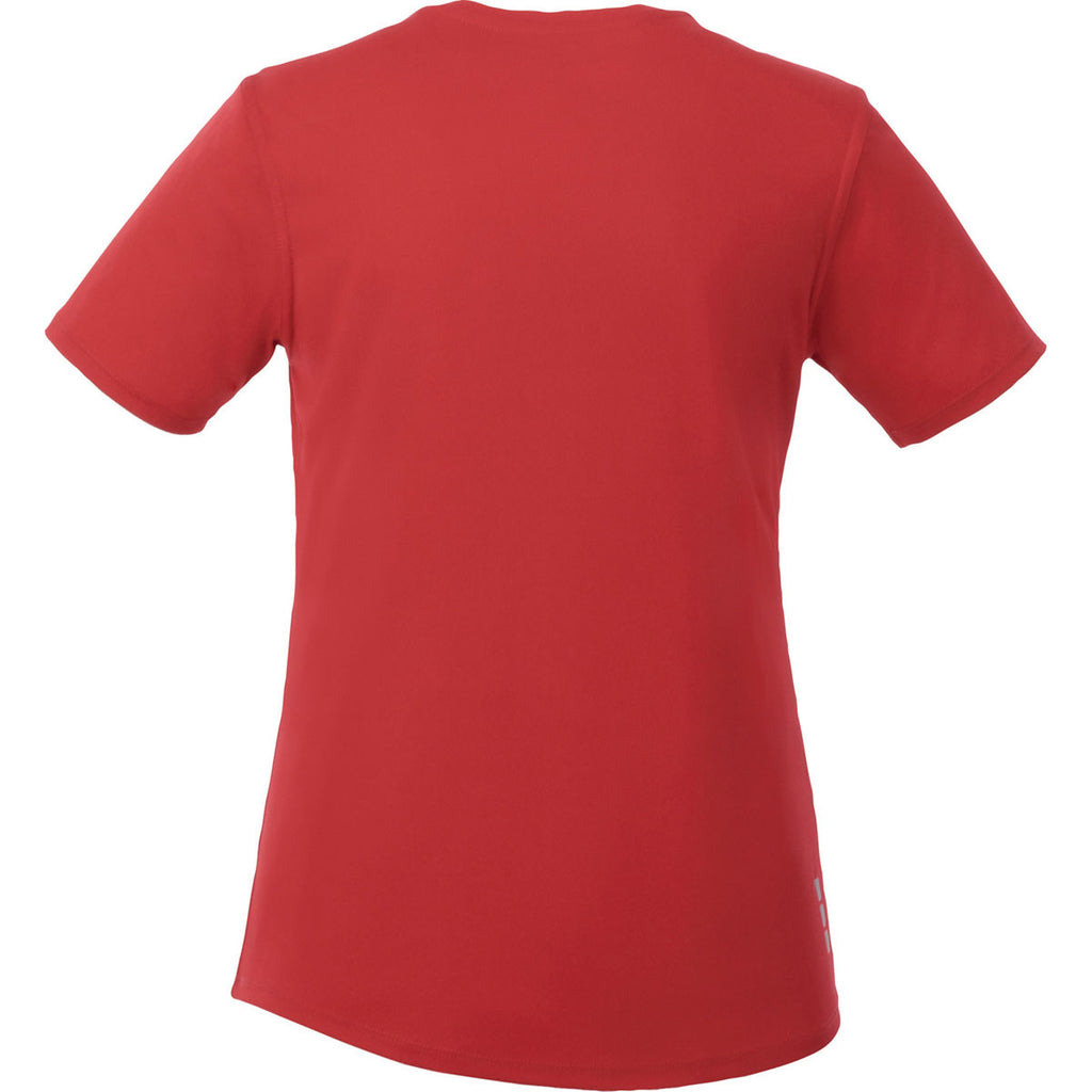 Elevate Women's Team Red Omi Short Sleeve Tech T-Shirt