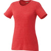 Elevate Women's Team Red Heather Sarek Short Sleeve T-Shirt