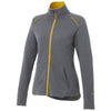 Elevate Women's Yellow/Heather Charcoal Tamarack Full Zip Jacket