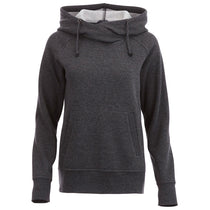 Elevate Women's Heather Dark Charcoal Dayton Fleece Hoody