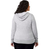 Elevate Women's Heather Grey Argus Eco Fleece Full Zip Hoody