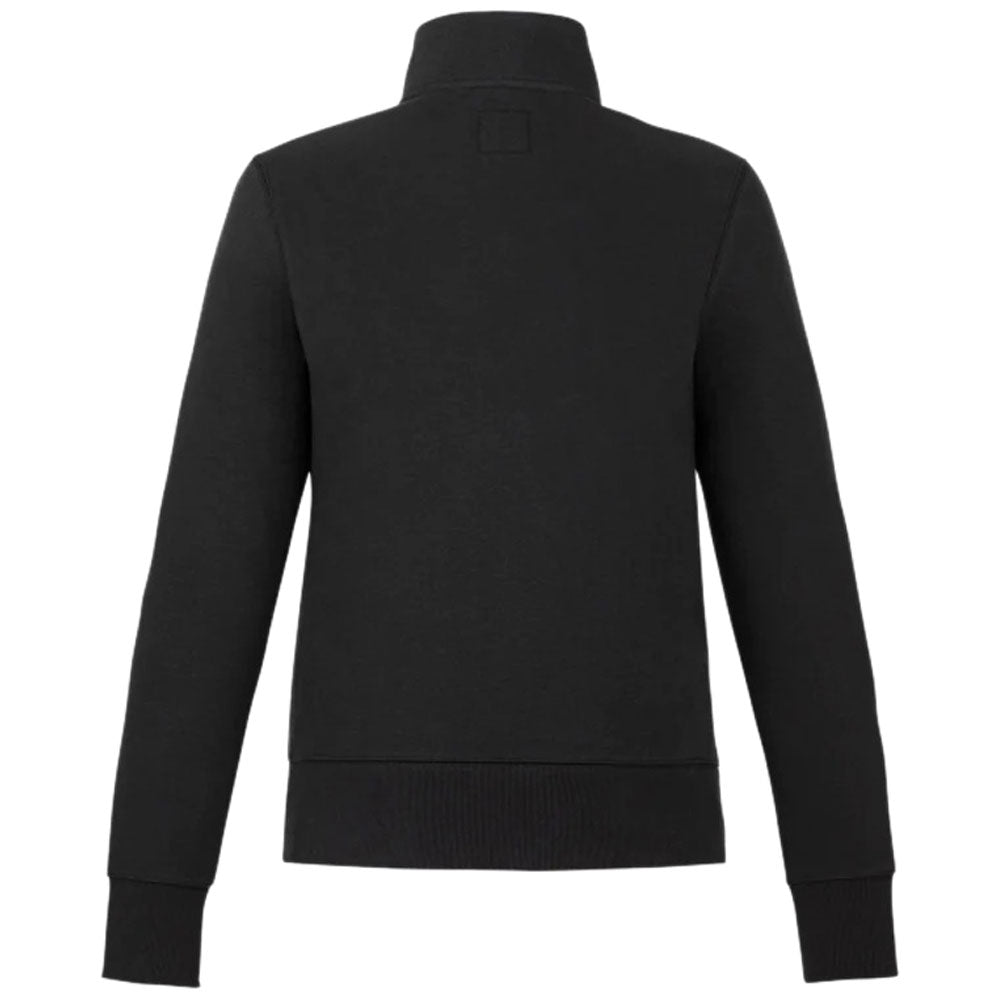 Roots73 Women's Black Paddlecreek Sueded Fleece Quarter Zip