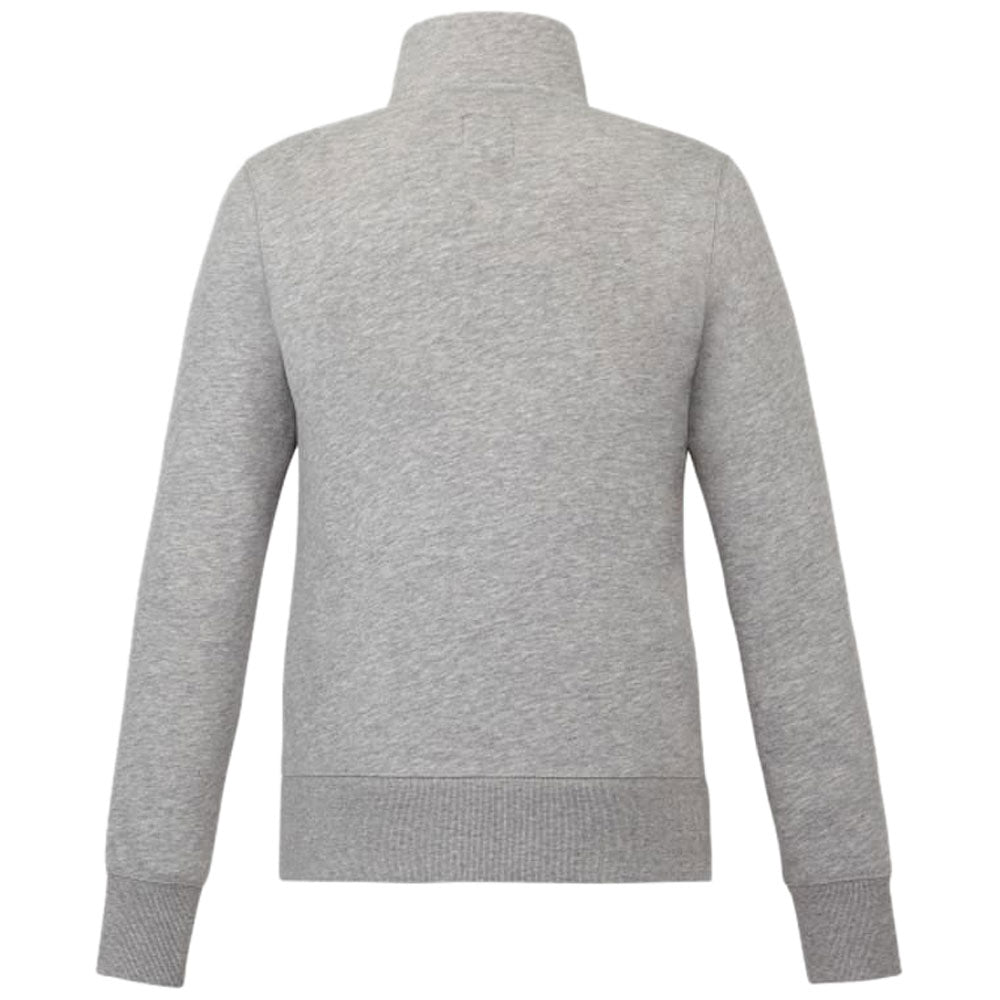 Roots73 Women's Grey Mix Paddlecreek Sueded Fleece Quarter Zip