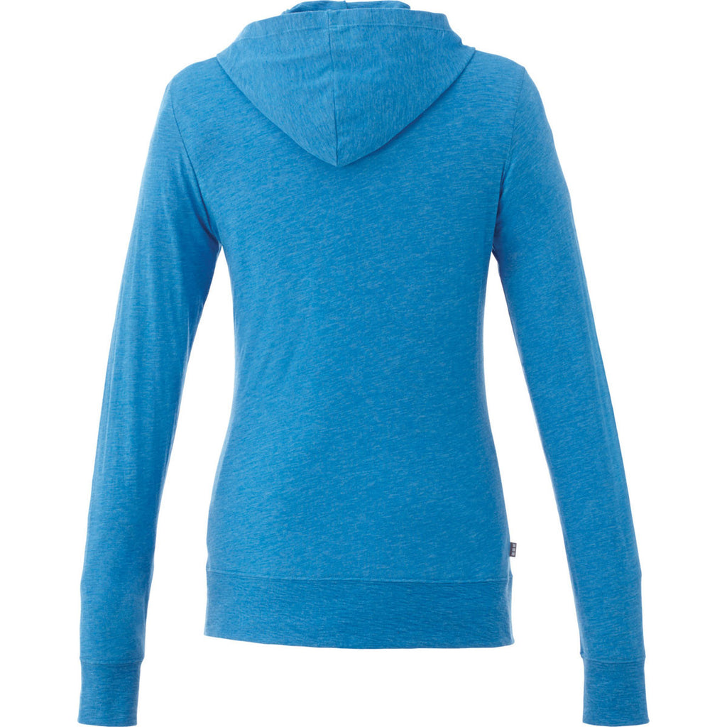 Elevate Women's Olympic Blue Heather Howson Knit Hoodie