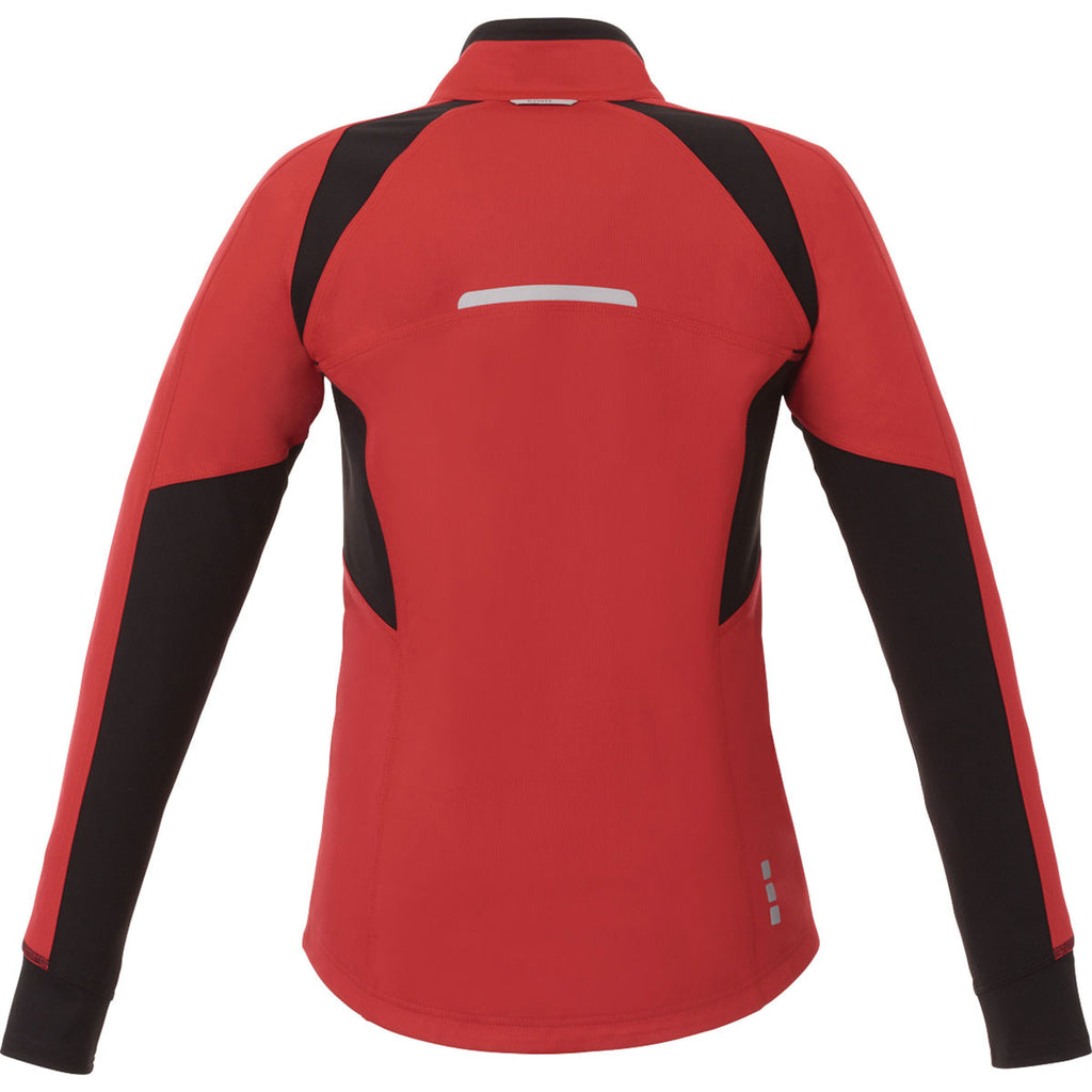 Elevate Women's Team Red Sitka Hybrid Softshell Jacket