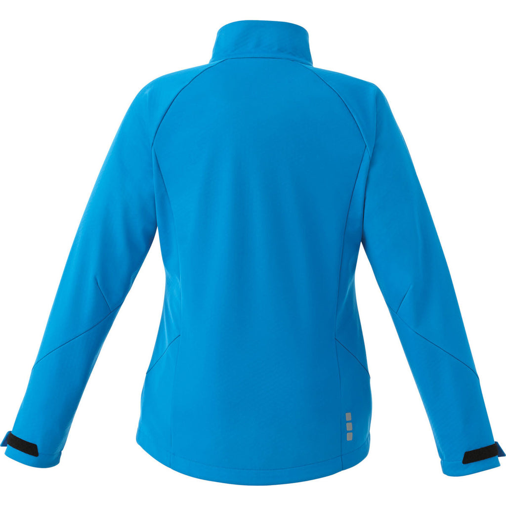 Elevate Women's Olympic Blue Kaputar Softshell Jacket
