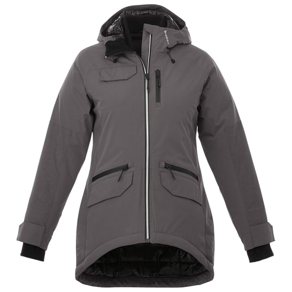 Elevate Women's Grey Storm Breckenridge Insulated Jacket