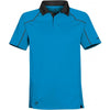 Stormtech Men's Electric Blue/Black Crossover Performance Polo
