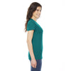 American Apparel Women's Triblend Evergreen Short-Sleeve Track T-Shirt