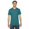American Apparel Unisex Triblend Short-Sleeve Tri Evergreen Track T-Shirt