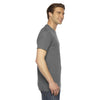 American Apparel Unisex Athletic Grey Short-Sleeve Track T-Shirt
