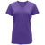 BAW Women's Purple Tri-Blend V-Neck T-Shirt