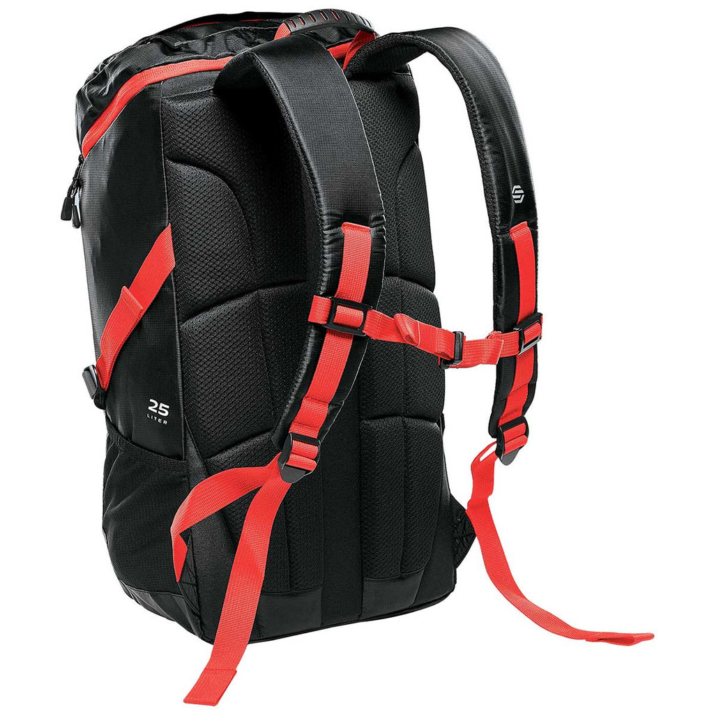 Stormtech Black/Bright Red Whistler Backpack