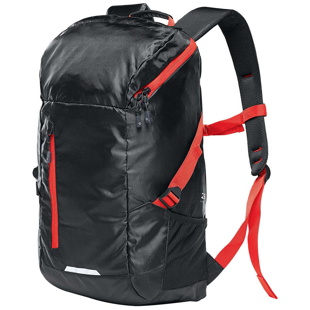 Stormtech Black/Bright Red Whistler Backpack