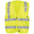 OccuNomix Men's Yellow Mesh Self-Extinguishing Break-Away Vest with Quick Release Zipper