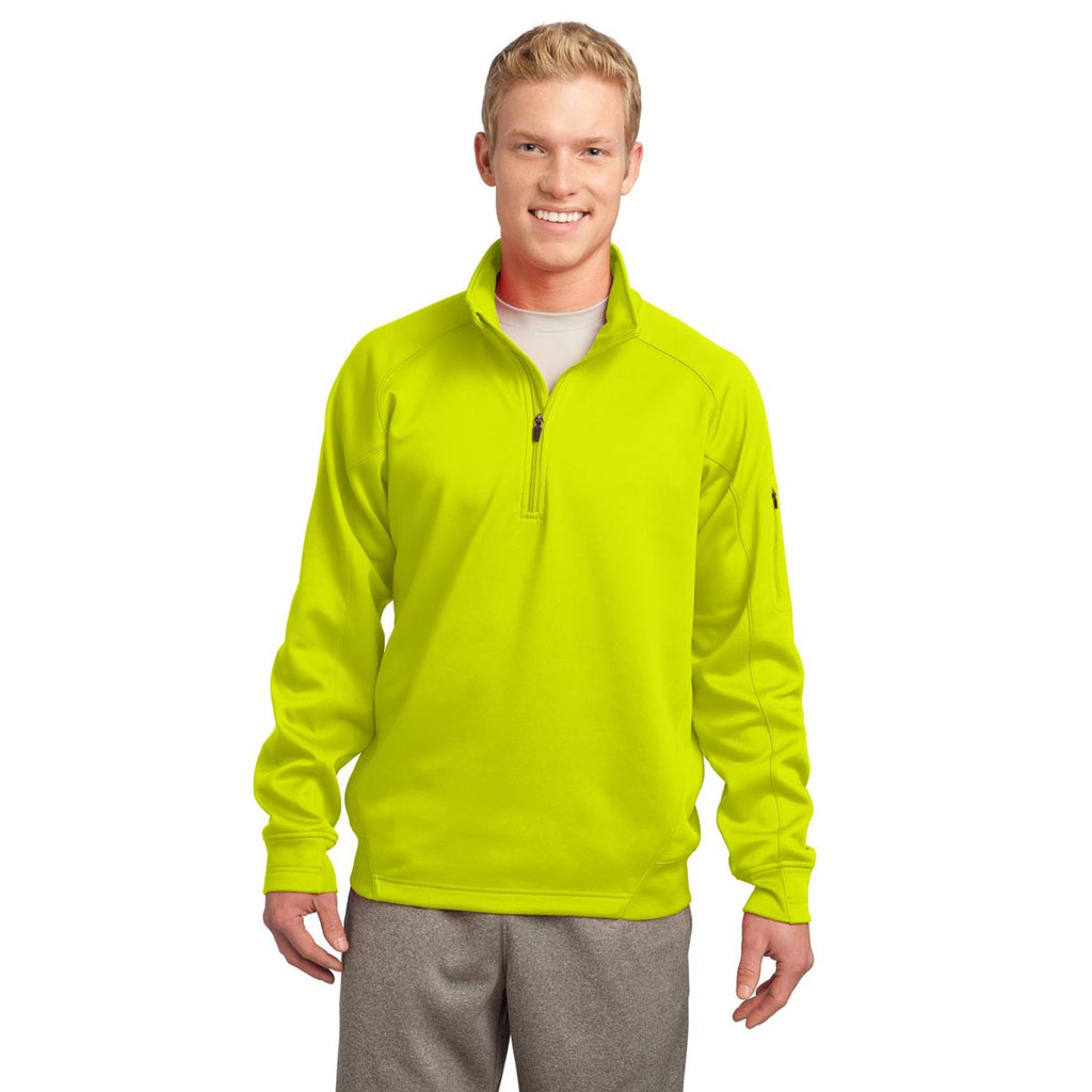 Sport-Tek Men's Citron Tall Tech Fleece 1/4-Zip Pullover